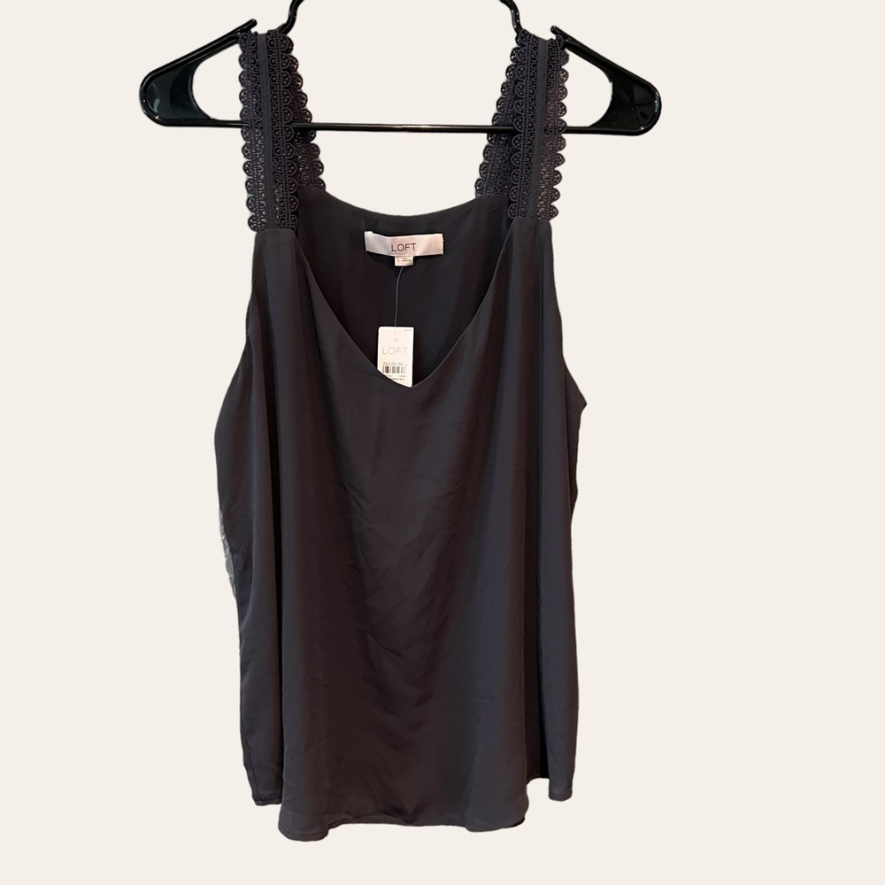 Loft | Gray Tank | Size L | NWT